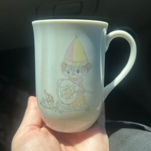 baby clown precious moments cup